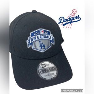 LA Dodgers Baseball Men’s Hat 2020 Win & Advance Postseason Black New